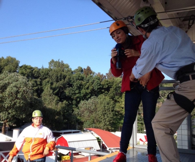 A punto de aventarse